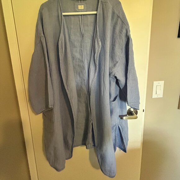 Poetry Fashion Tops - "Poetry Brand" Linen Duster